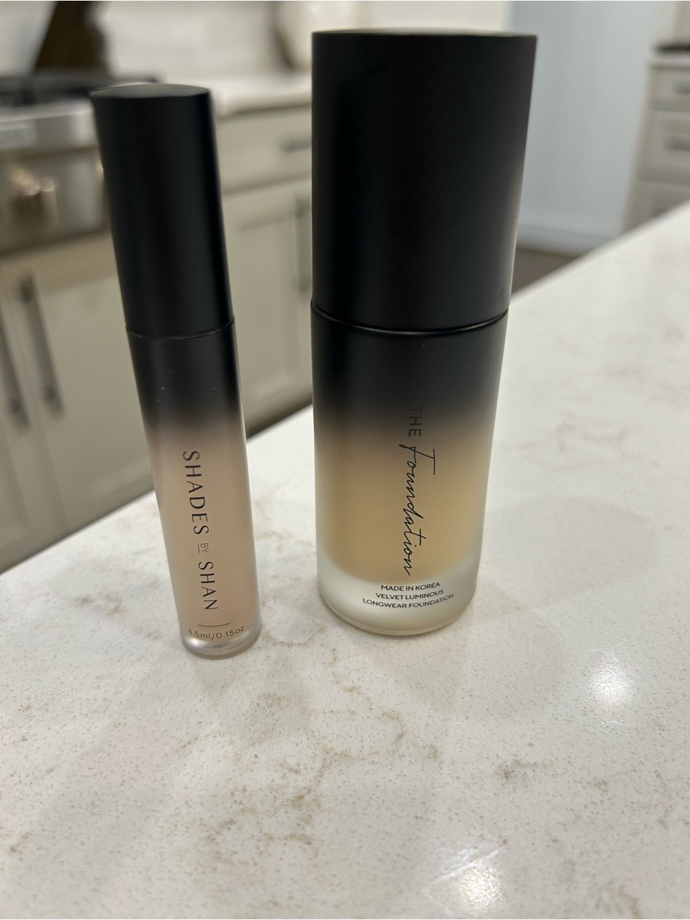 New! Beige Liquid Concealer & Foundation Set (color 7w set)